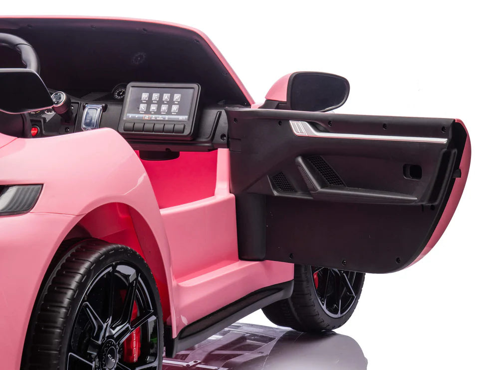 Carro Eléctrico Infantil Porsche 911 GT3 24V de 2 Plazas Rosa – Edición Premium, LTD y PRO