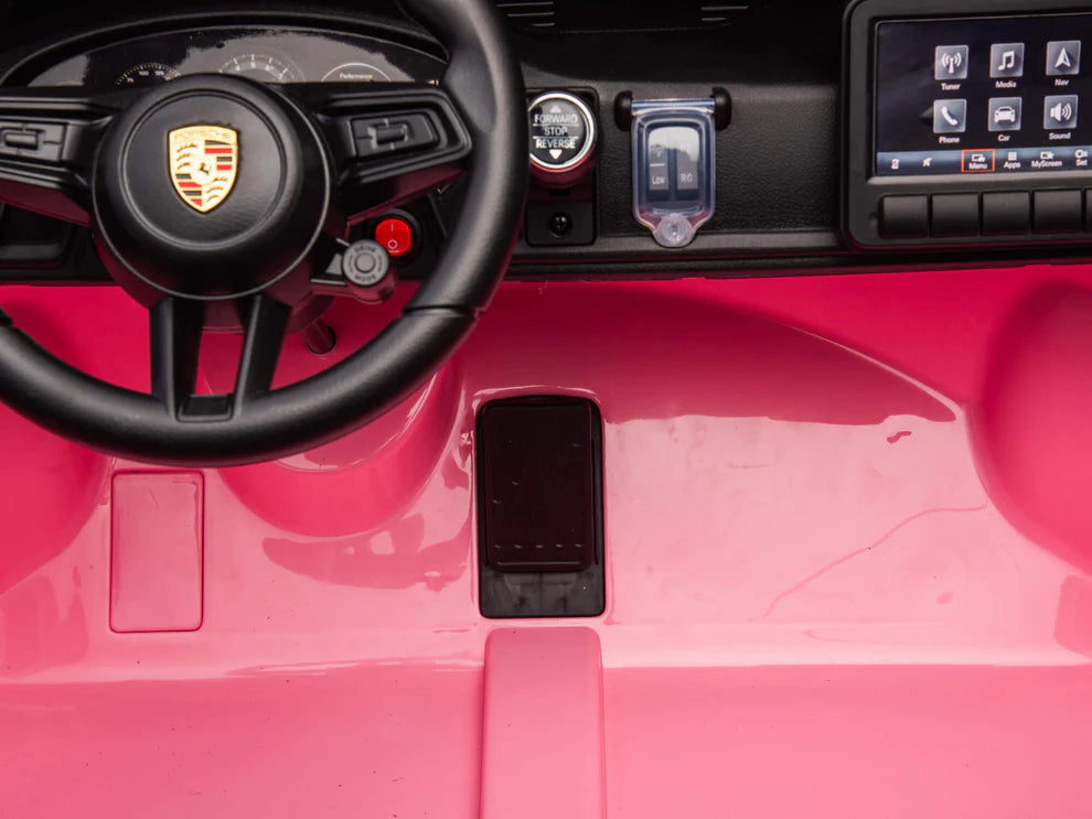 Carro Eléctrico Infantil Porsche 911 GT3 24V de 2 Plazas Rosa – Edición Premium, LTD y PRO