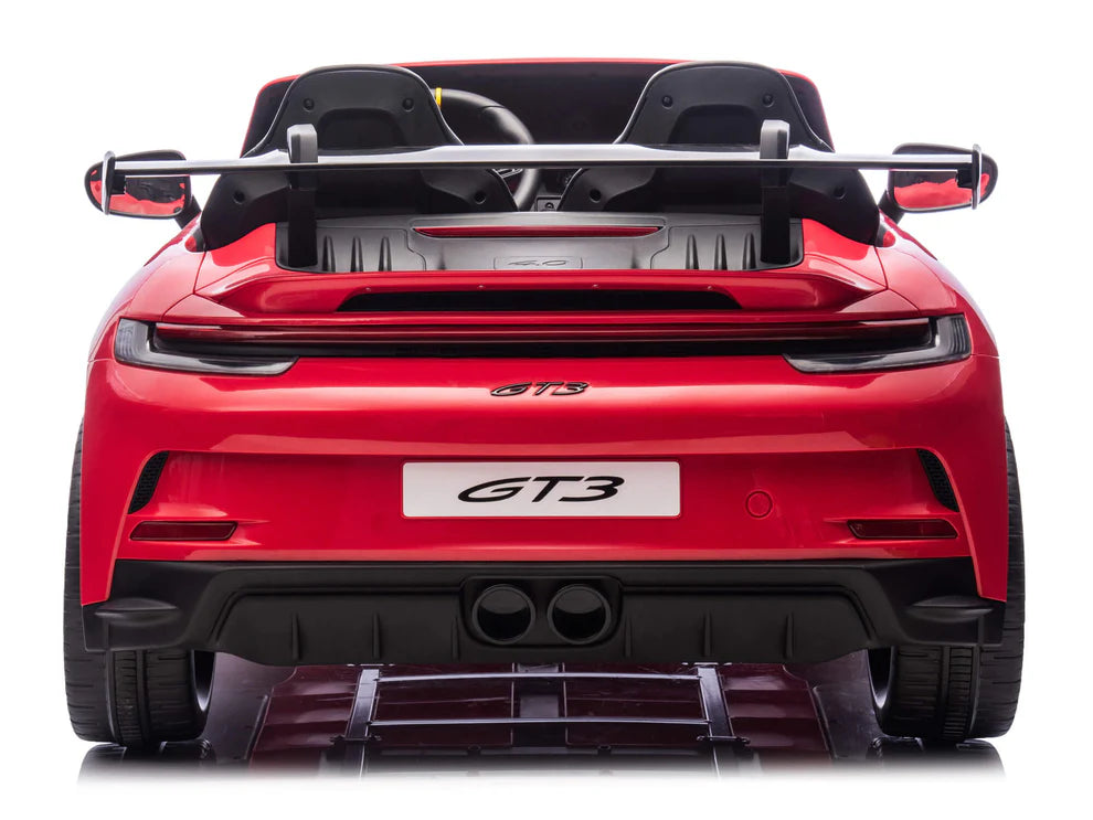 Carro Eléctrico Infantil Porsche 911 GT3 24V de 2 Plazas Rojo – Edición Premium, LTD y PRO