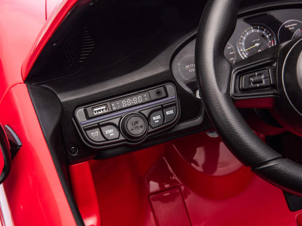 Carro Eléctrico Infantil Porsche 911 GT3 24V de 2 Plazas Rojo – Edición Premium, LTD y PRO