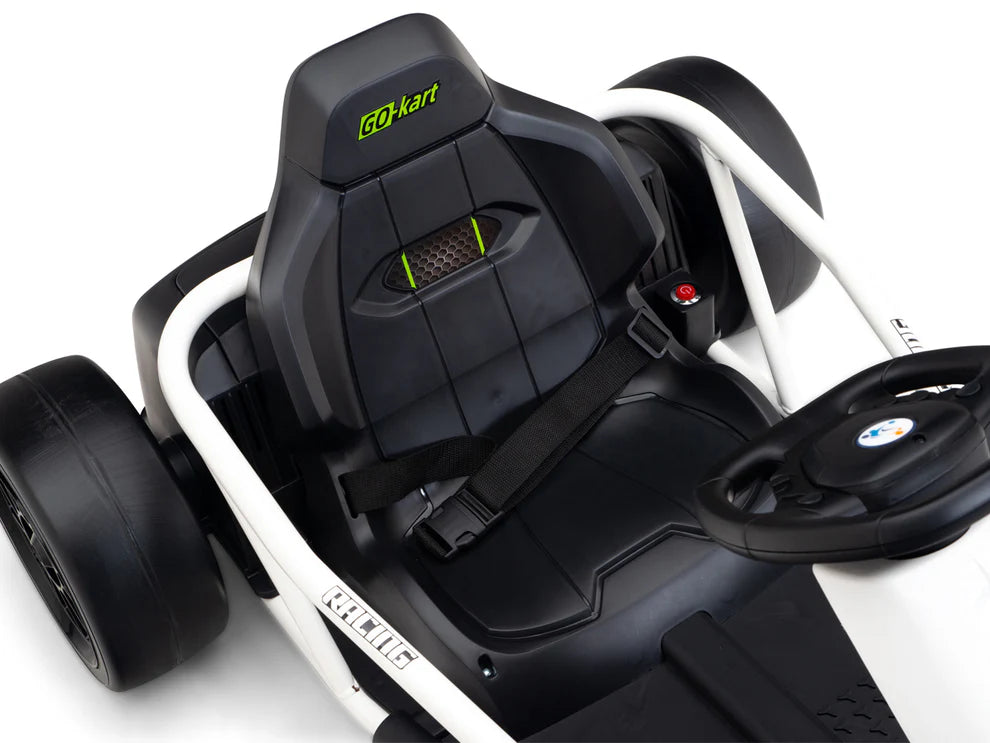 Go-Kart Eléctrico Infantil RIDINGTON 24V con Función DRIFT – Color Blanco