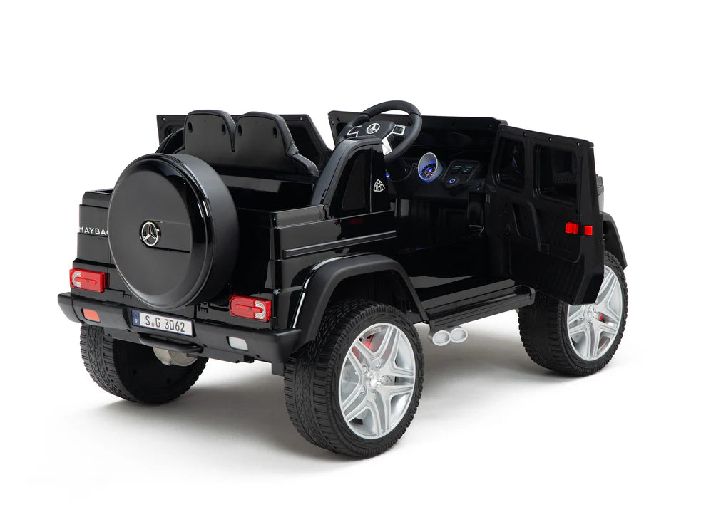 Camioneta Eléctrica Infantil Mercedes-Maybach G650 Landaulet 12V con Control Remoto Negro