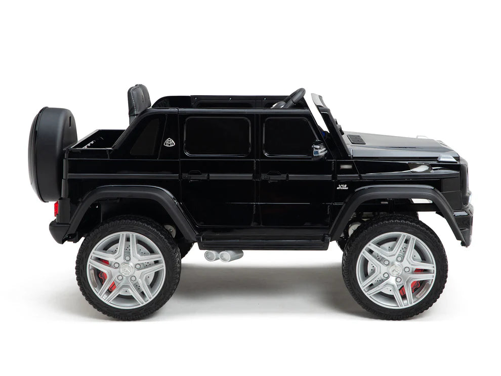 Camioneta Eléctrica Infantil Mercedes-Maybach G650 Landaulet 12V con Control Remoto Negro