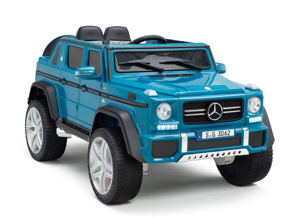 Camioneta Eléctrica Infantil Mercedes-Maybach G650 Landaulet 12V con Control Remoto Azul