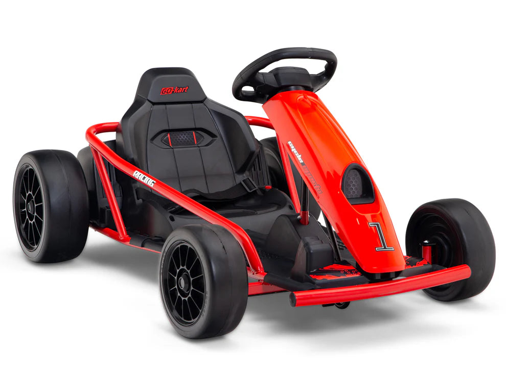 Go-Kart Eléctrico Infantil RIDINGTON 24V con Función DRIFT – Color Rojo