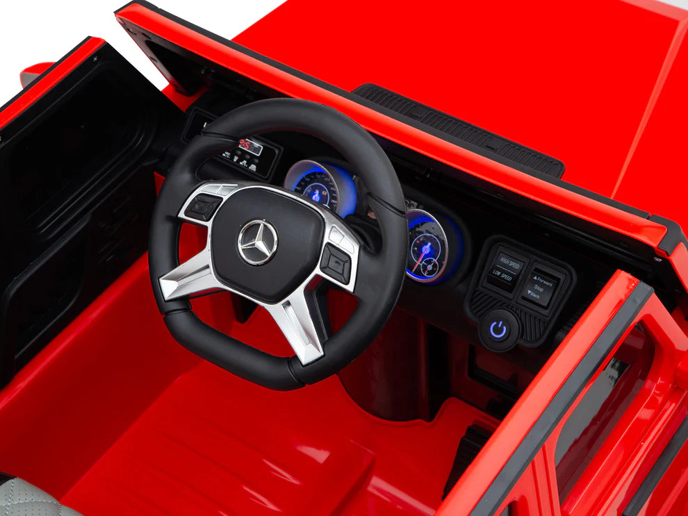 Camioneta Eléctrica Infantil Mercedes-Maybach G650 Landaulet 12V con Control Remoto Rojo