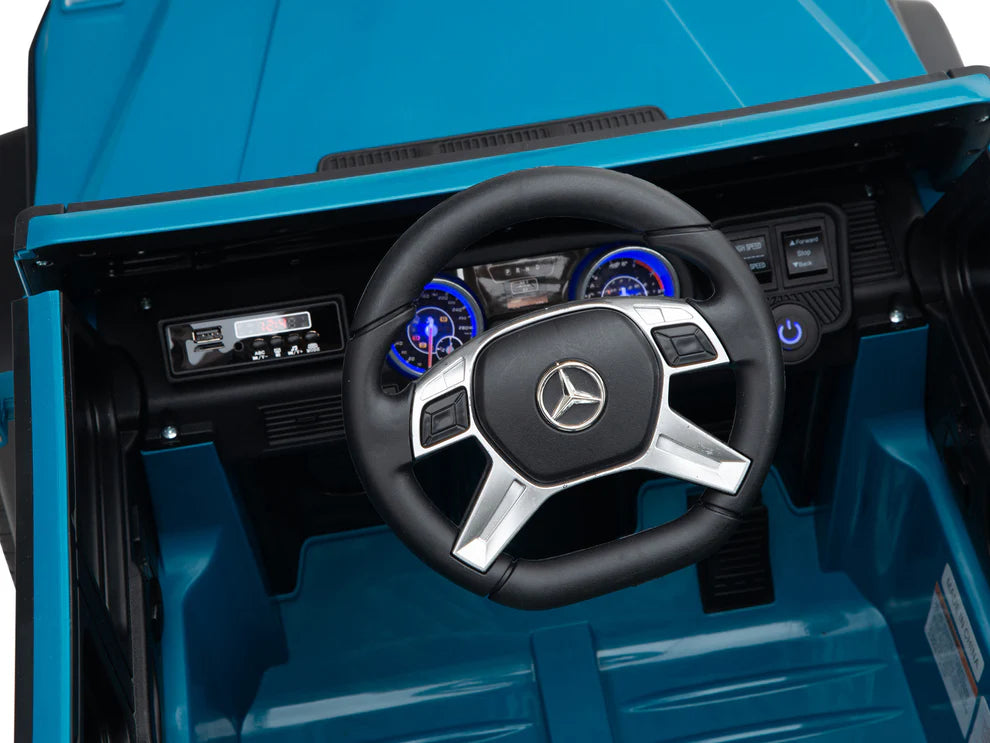 Camioneta Eléctrica Infantil Mercedes-Maybach G650 Landaulet 12V con Control Remoto Azul