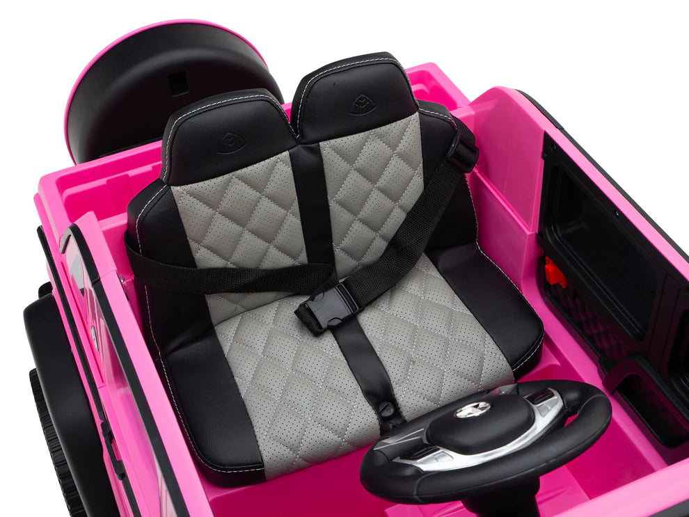 Camioneta Eléctrica Infantil Mercedes-Maybach G650 Landaulet 12V con Control Remoto Rosa