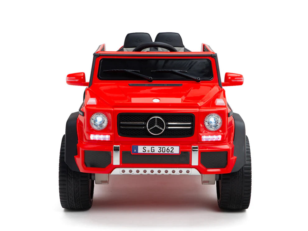 Camioneta Eléctrica Infantil Mercedes-Maybach G650 Landaulet 12V con Control Remoto Rojo