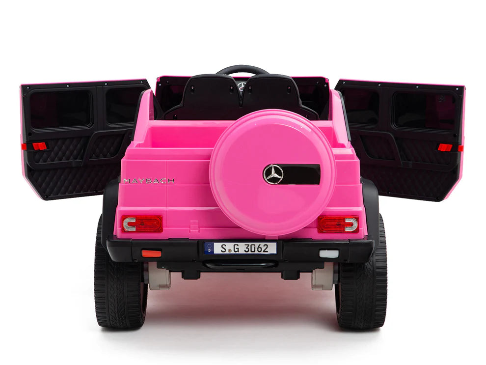 Camioneta Eléctrica Infantil Mercedes-Maybach G650 Landaulet 12V con Control Remoto Rosa