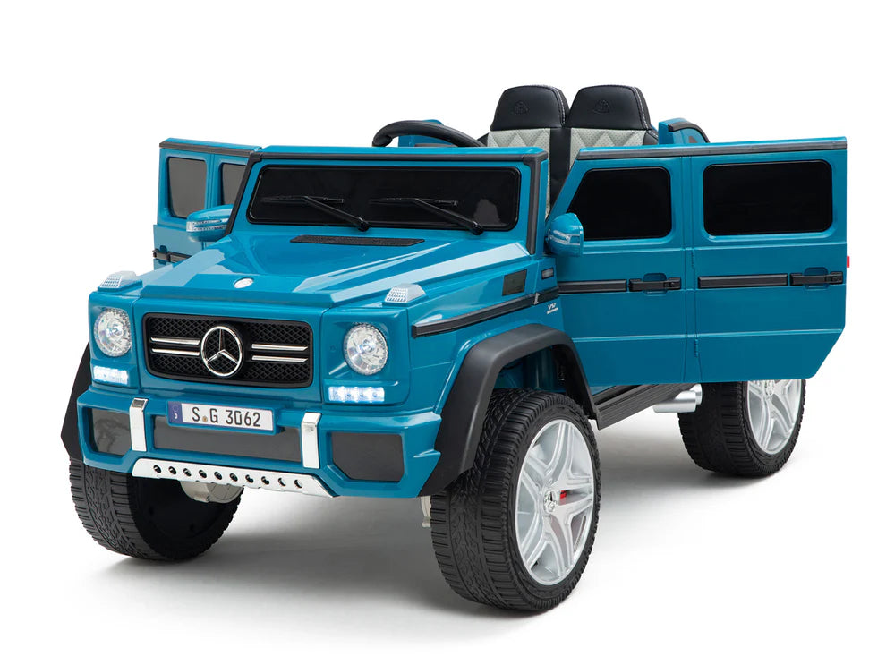 Camioneta Eléctrica Infantil Mercedes-Maybach G650 Landaulet 12V con Control Remoto Azul