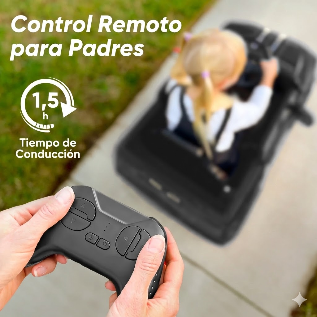 Camioneta Eléctrica Ford Shelby F-150 24V para Niños - Motor 400W con Control Remoto Negro