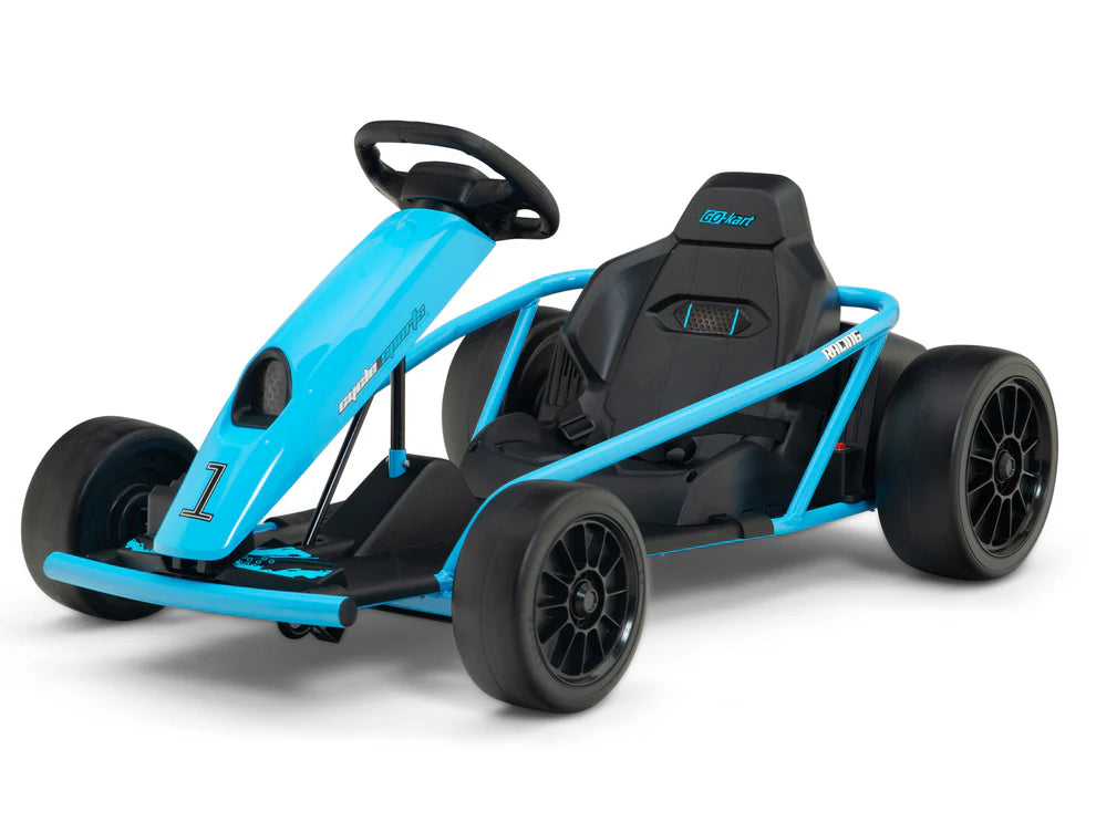 Go-Kart Eléctrico Infantil RIDINGTON 24V con Función DRIFT – Color Azul