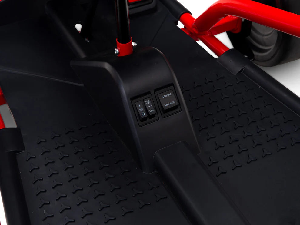Go-Kart Eléctrico Infantil RIDINGTON 24V con Función DRIFT – Color Rojo