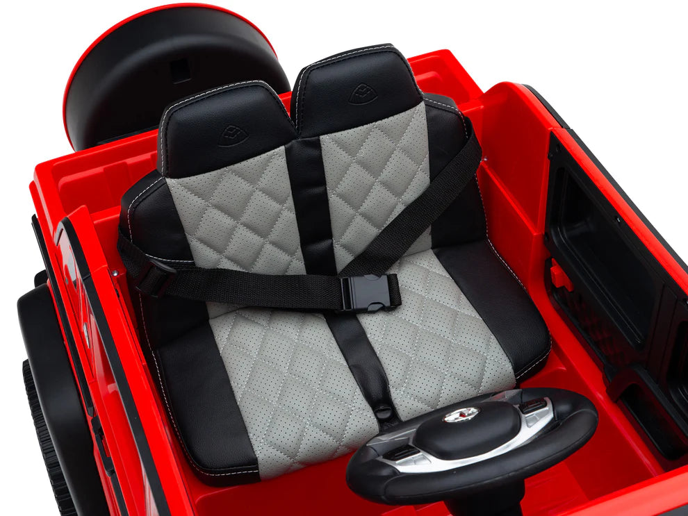Camioneta Eléctrica Infantil Mercedes-Maybach G650 Landaulet 12V con Control Remoto Rojo