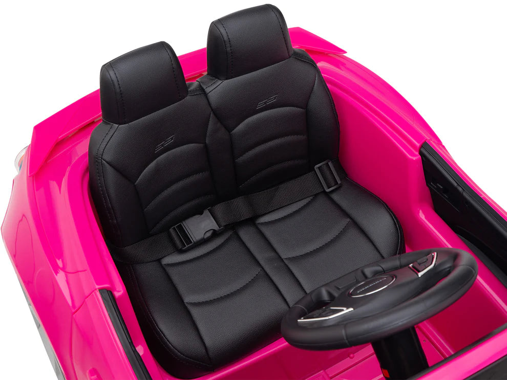 Carro Eléctrico Infantil Chevrolet Camaro 2SS 12V con Control Remoto Rosa – Edición Estándar y Premium