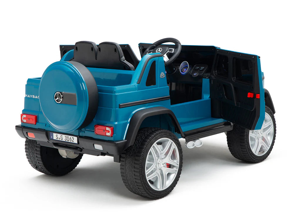 Camioneta Eléctrica Infantil Mercedes-Maybach G650 Landaulet 12V con Control Remoto Azul