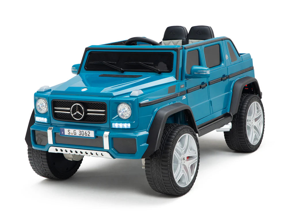Camioneta Eléctrica Infantil Mercedes-Maybach G650 Landaulet 12V con Control Remoto Azul